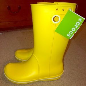 Yellow Croc Rainboots